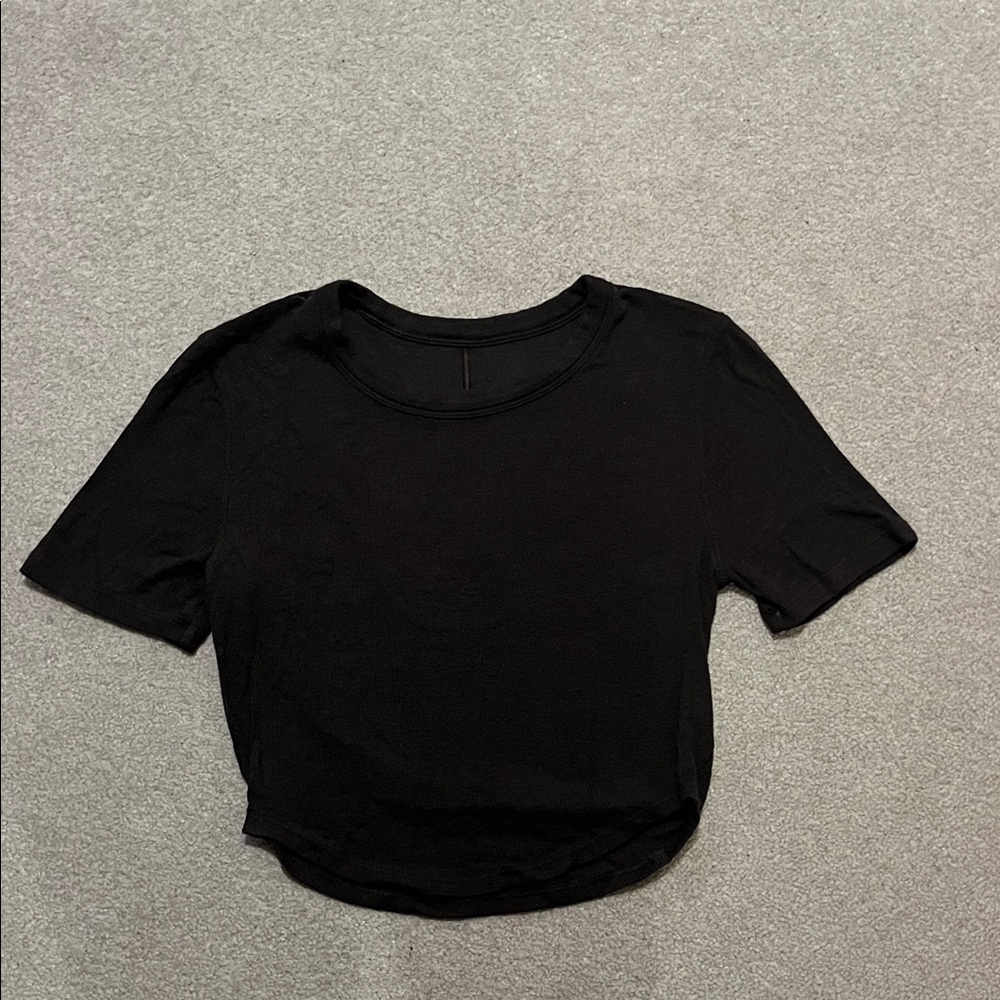 lululemon athletica Brown hold tight Short Sleeve Tee